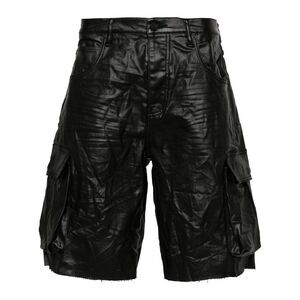 Purple Brand Black Shorts - Bermuda Shorts Men
